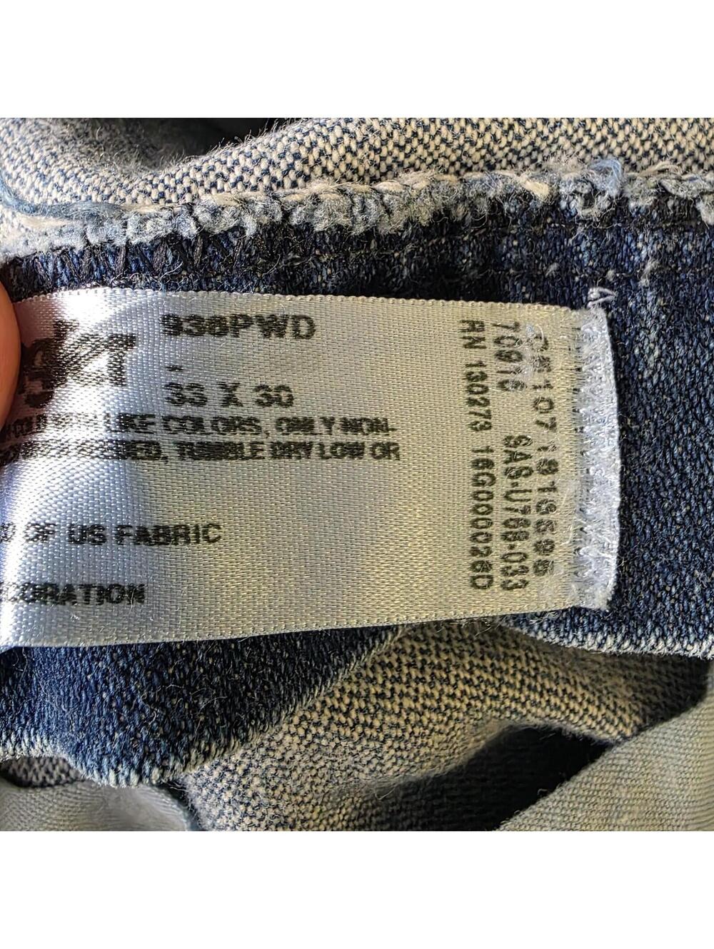 Wrangler Cowboy Cut 936PWD Jeans Men's 33x30 *Fits 32x27.5 Denim - Picture 9 of 9